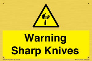 Warning Sharp Knives